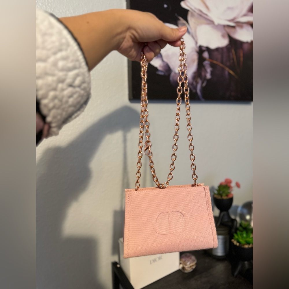 Authentic Christian Dior Trousse pouch pink